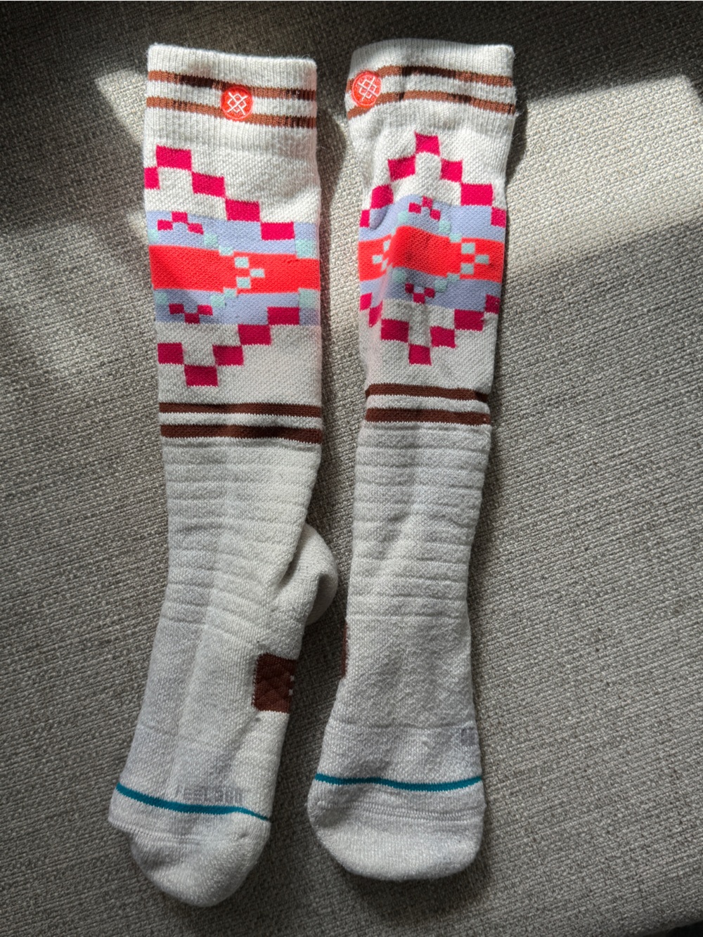 Stance Ski Socks midweight merino blend size M